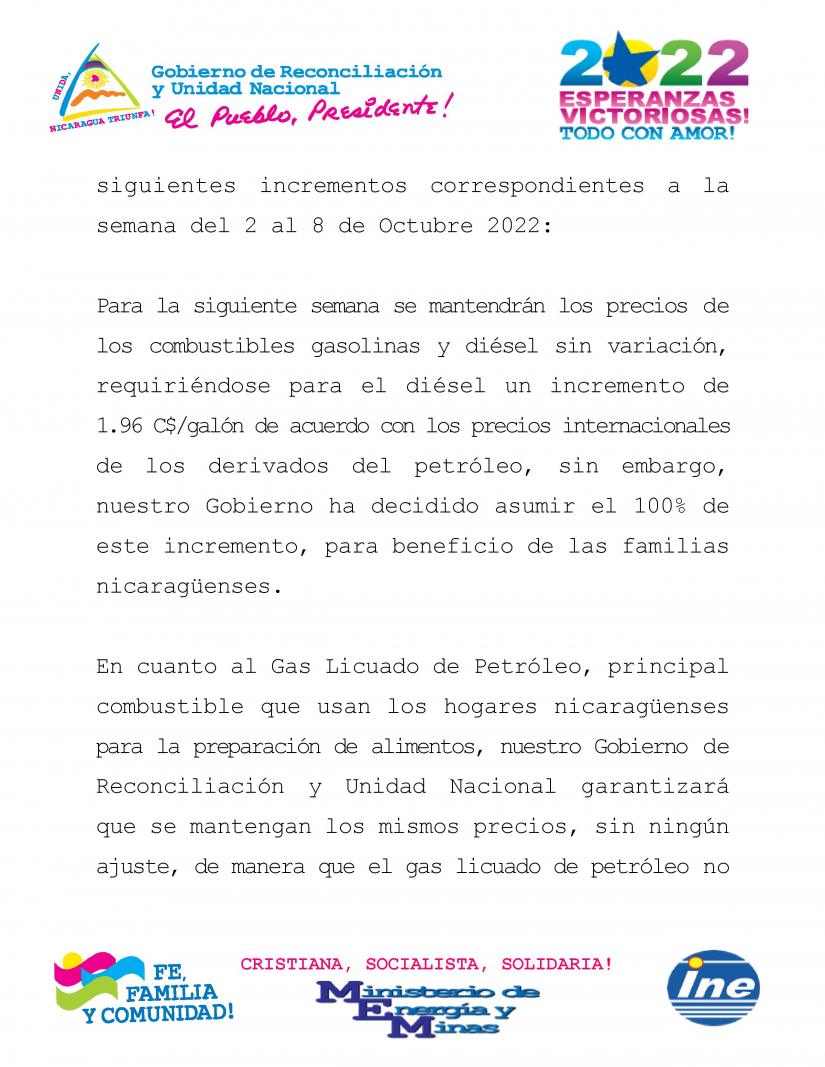 COMUNICADO